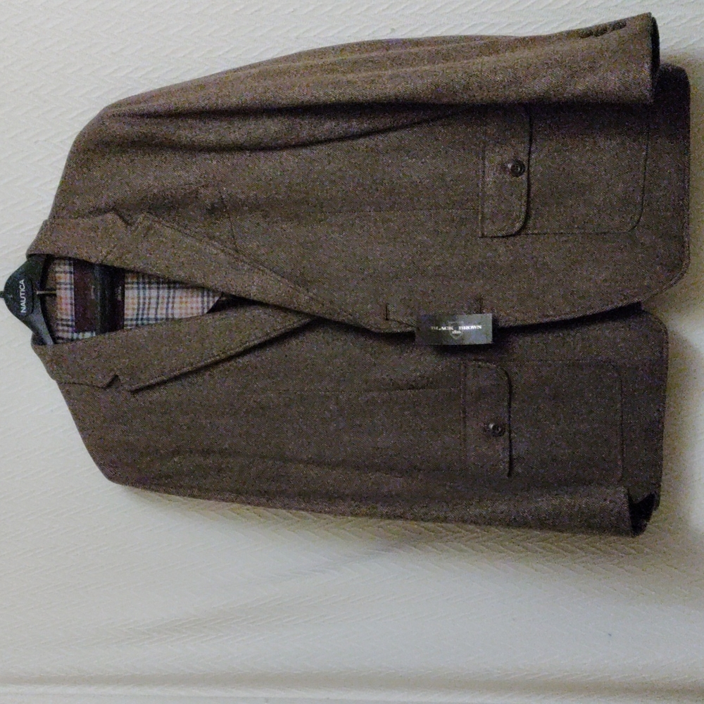 NWT Black/Brown 1826 Men Camel/Chameau Blazer Color Brown Size XXL/TTG